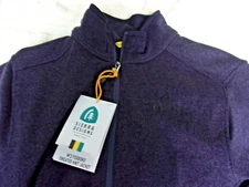 NWT Sierra Designs Foxboro zippered sweater jacket, men's M, pockets, polyester