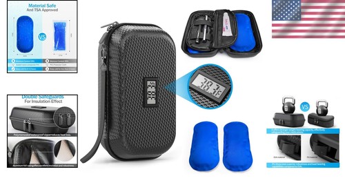 Premium Insulin Cooler Travel Bag with Multi-layered Storage for Diabetics - Picture 2 of 8