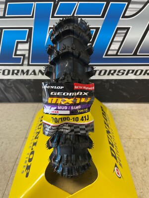 DUNLOP Tire - Geomax® MX14™ - Rear - 70/100-10 - 41J 45259500