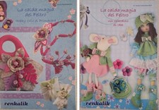 Calda Magia del Feltro rivista cucito creativo ricamo borsa collana decorazioni