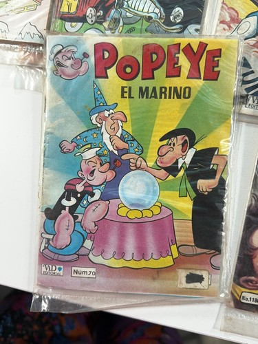 vtg 80s Mexican Comic Book LOT (x11) cartoons Popeye Pink Panther Donald Duck - Picture 12 of 15
