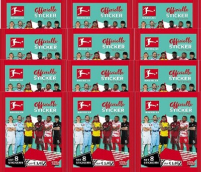 TOPPS - Fussball Bundesliga 2021/2022 - 20 ungeöffneteTüten (160 Sticker)
