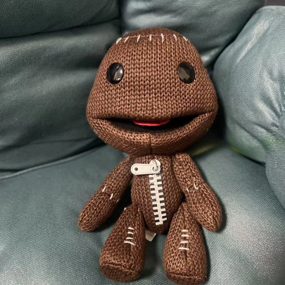 2010 Little Big Planet Rare Happy Sackboy 25Cm Collectible Plush Doll Toy - Image 2 of 4