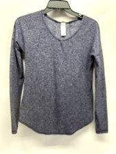 Ivivva by Lululemon Girls 12 Blue Long Sleeve Shirt F8 