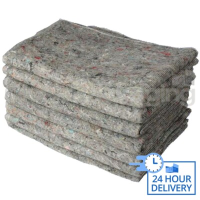 10 x PREMIUM TRANSIT WOOLEN FABRIC REMOVAL BLANKETS