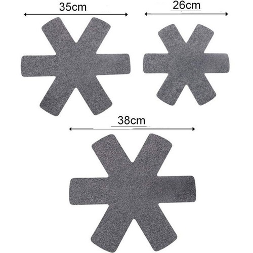 12 uds protector de sartenes fieltro para sartén y olla - protección contra pilas también como protector de ollas - Imagen 3 de 6