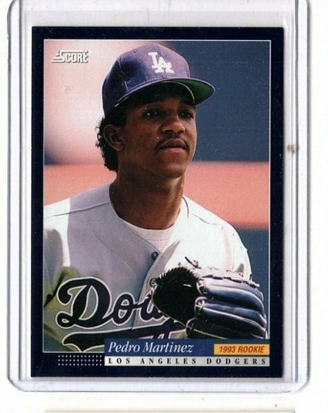 1994 PEDRO MARTINEZ SCORE 1993 ROOKIE CARD #554 LOS ANGELES