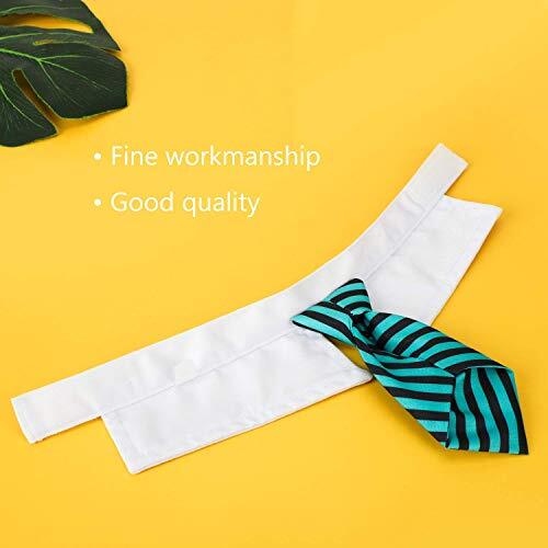 Cat Tie, 6 Pack Cat Necktie with Suit White Collar Various 8.8"-10.5" - Picture 6 of 6