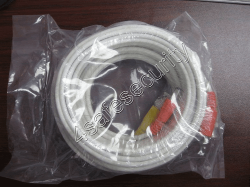 25 FT POWER VIDEO CCTV BNC SECURITY CAMERA CABLE White Color - Picture 2 of 2