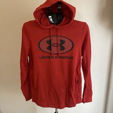 Under armour Rival Front Size Small Logo Printed Hoodie W/defect See Pic