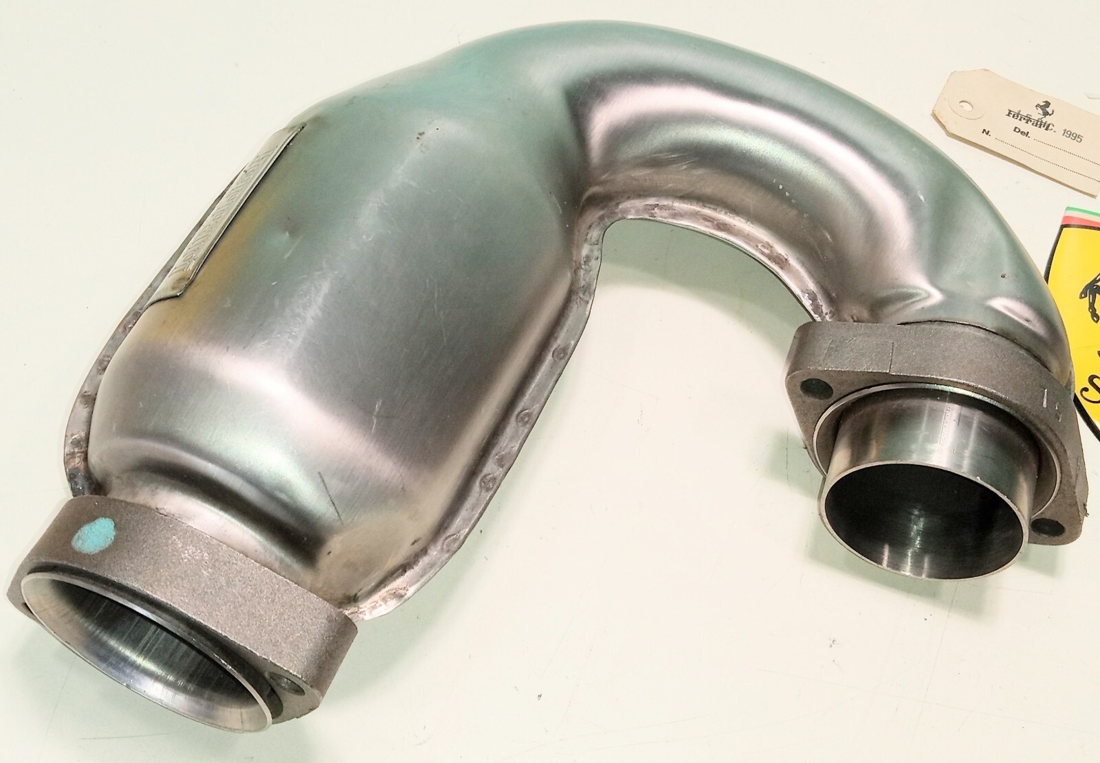 Ferrari F50 Engine Exhaust Pipe Catalytic Converter_Flanges_166827_ANSA_NEW_OE