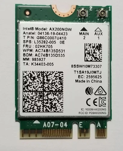 Intel AX200 AX201 AX211 AX210 Killer 6E 9560 BE200 Wi-Fi 7 - Picture 60 of 60