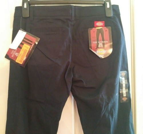 Dickies Slim Fit The worker Boot Cut Pants NWT Navy or Black N882, N882S - Picture 4 of 7