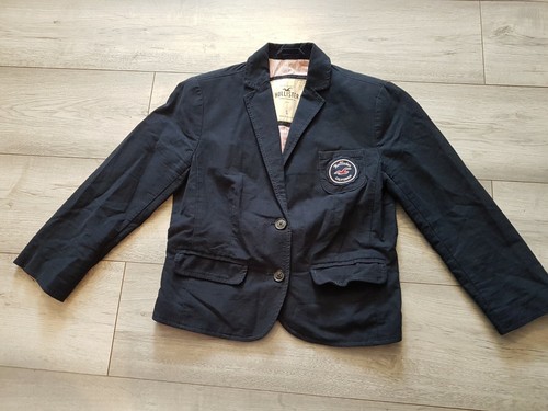 Ladies hollister jacket blue blazer 