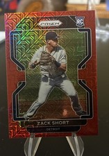 2022 Panini Prizm - Tier II Zack Short #161 Red Mojo Prizm /149 (RC)
