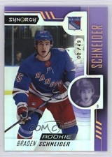 2022-23 Upper Deck Synergy Rookies Purple 2/49 Braden Schneider #125 0he
