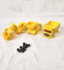 1991 Tomy Big Loader Construction Set 5001 Parts Truck Lifter Loader Rocks