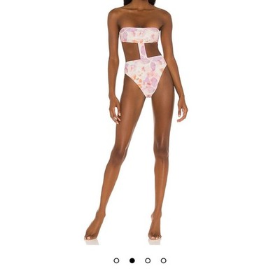 Sofia Richie x House of Harlow 1960 Kodi One Piece 70s Watercolor Medium