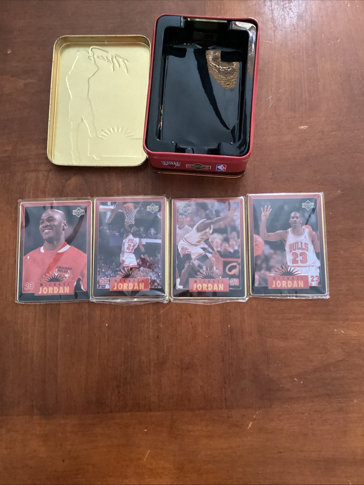 1996 Upper Deck Michael Jordan 5 All- Metal Collection Cards Set