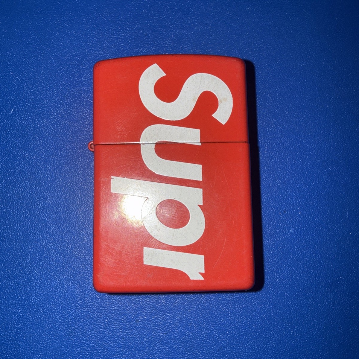 Zippo Supreme Red Collectible Lighter Made in USA Supreme Design 
