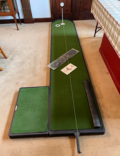 Huxley Golf TourLinks Putting Mat Modular Set w/ Flagstick Indoor/Outdoor