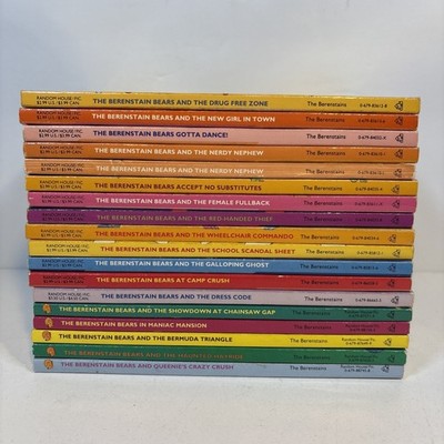 Berenstain Bears Big Chapter Books 1-11, 13, 16, 18, 19, 21,22 Lot of 18-Vintage