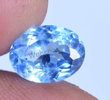 Natural Blue Jeremejevite 3.15 Ct Oval Namibia CERTIFIED Loose Unheated Gemstone