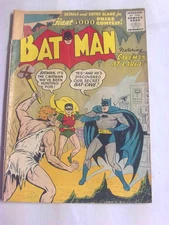 Batman Comics #102 1956 Silver Age Fair Caveman at Large