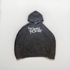 UNISEX LIGHTLY WORN 2017 MY CHEMICAL ROMANCE BLACK PARADE HOODIE SIZE L