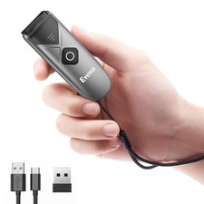Eyoyo Bluetooth 2D 1D Barcode Scanner, Portable Wireless Mini Grey