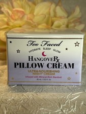 Too Faced Hangover Rx Pillow Night Ultra Nourishing Cream NIB Sealed 1.52oz Free
