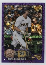 2023 Topps Chrome Purple Speckle Refractor /299 Bryan Reynolds #91 1t2c