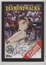 2023 Series 2 1988 Topps Baseball Black 6/199 Stone Garrett #88BA-SG Auto 0l1
