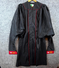 Herff Jones USC Graduation Gown Unisex 47 Black Masters Regalia Red University