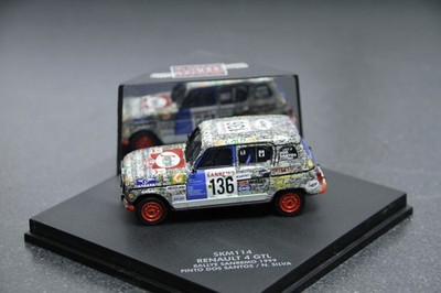 1/43 SKM114 RENAULT 4 GTL RALLYE SAN REMO 1999 PINTO DOS SANTOS/N.SILVA