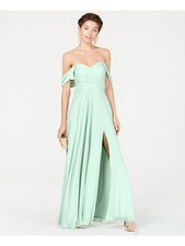 SEQUIN HEARTS Womens Turquoise Shift Formal Dress Size: 3