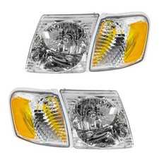 Headlight Lens Park Light Kit Set 4 for 2001-2005 Explorer Sport LHT08784