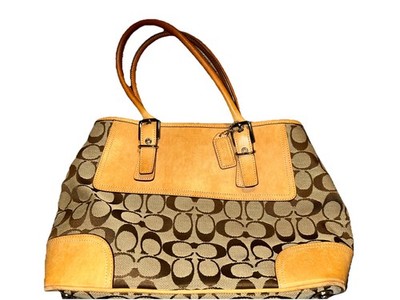 Coach Jacquard Signature Style 6366 Bag | eBay