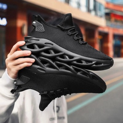 Men's Running Shoes Breathable Mesh Sneakers Lightweight Walking Gym Trainers