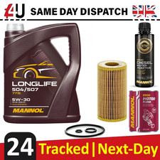 5W-30 5L ENGINE OIL & FILTER FOR MERCEDES-BENZ SPRINTER FLUSH AND ADDITIVE