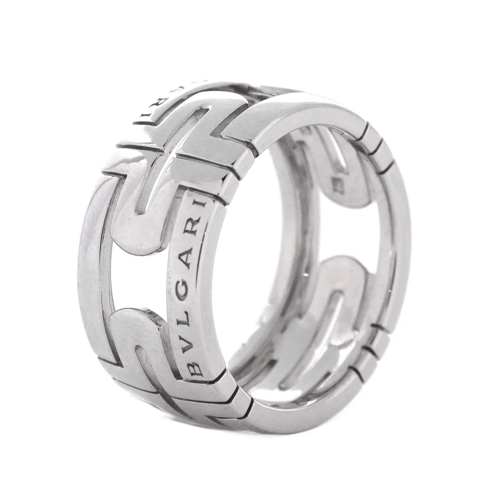 Anillo Banda Bvlgari Parentesi Oro Blanco 18K 11mm Foto 3 de 3