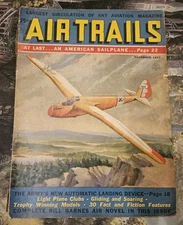 PULP:  Air Trails 12/1937-Bill Barnes-hero pulp-George L Eaton
