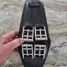 PRESTIGE LEATHER 28" DRESSAGE GIRTH MADE IN ITALY