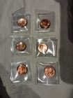 1942-D, 1944-P, 1948-P, 1951-D, 1955-D, 1957-D RED Lincoln Cent's Choice/Gem BU