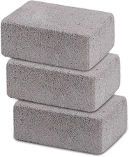 Griddle Cleaning Brick Block Heavy Duty Grill Stone 3Size, Gray 