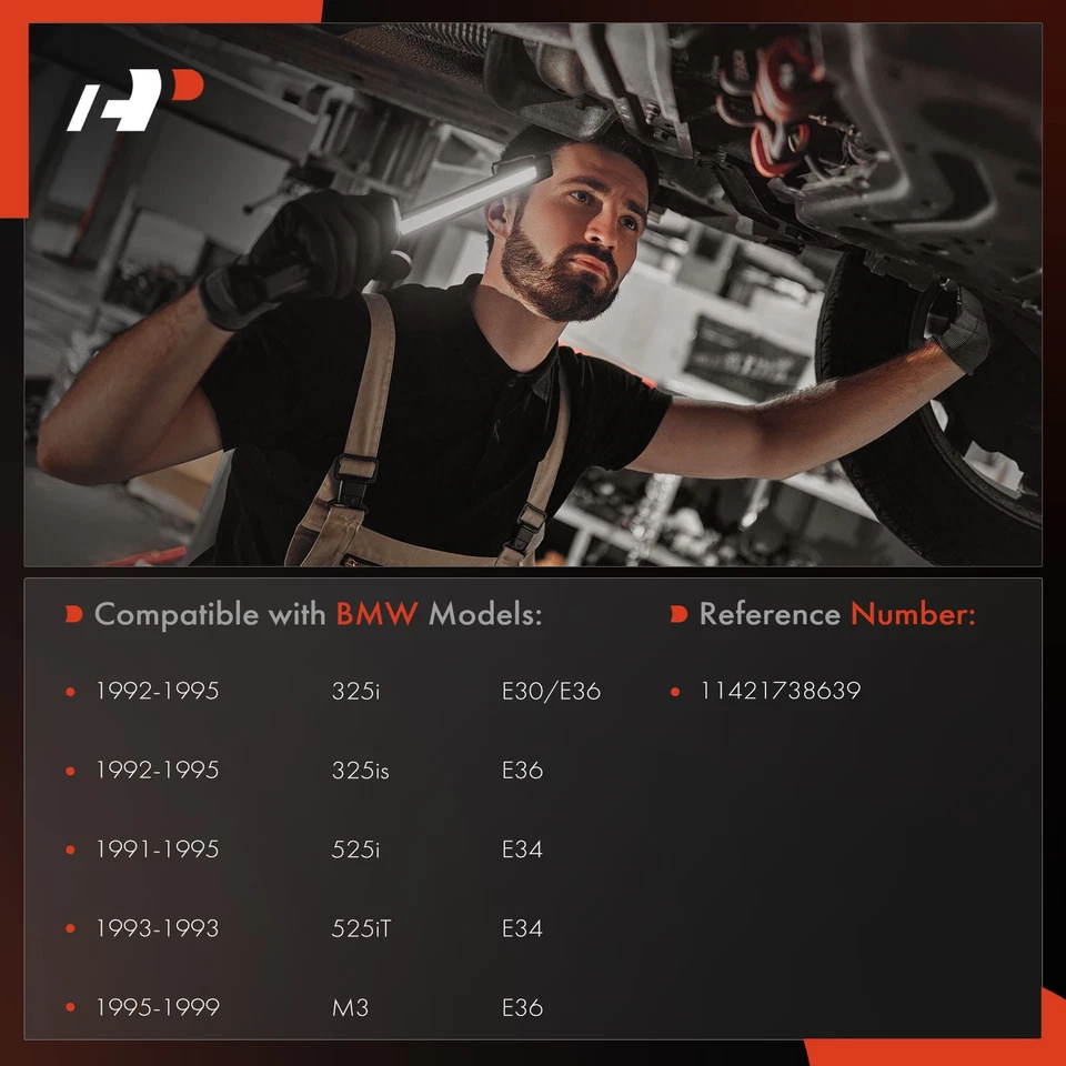 Carcasa de filtro de aceite de motor A-Premium para BMW E30 E36 325i 325is 1992-1995 525i Foto 2 de 4