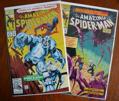 Amazing Spider-Man #371 & #372 (Vol.1) (1963-1998)  FN to VF Marvel