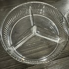 Antique Etched CANDY DISH Divided w/Lid STERLING KNOB Finial — photo 3
