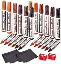 Furniture Repair Kit with Wood Markers   Set of 28   Markers  Wax Crayons f