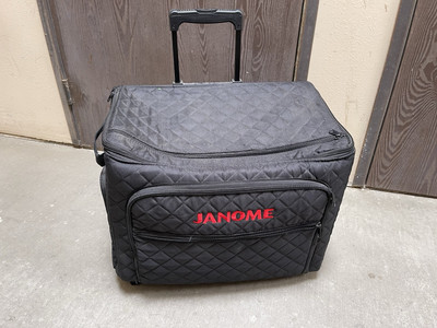 Sewing Machines Janome Hard Cover Carrying Case JANOME Rolling Bag